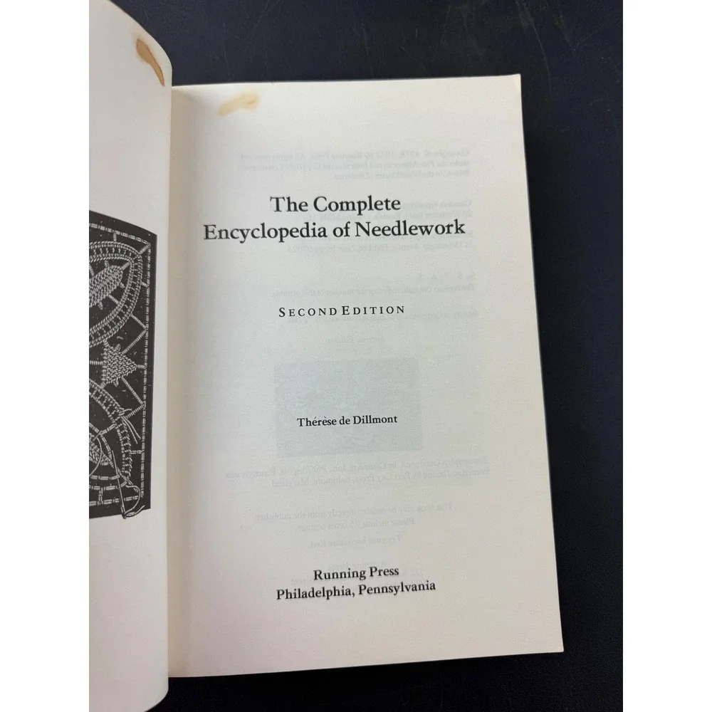 The Complete DMC Encyclopedia of Needlework Therese de Dillmont 2nd Ed 1978 Book